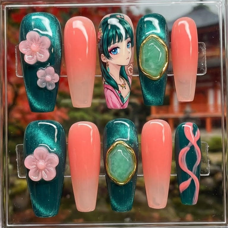 Emerald Peach Blossom