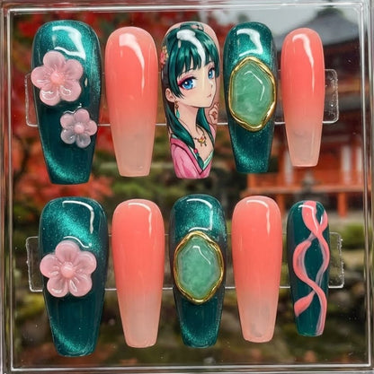 Emerald Peach Blossom