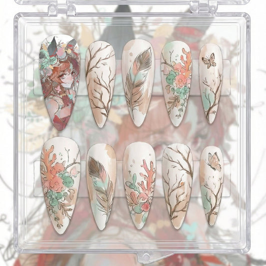 Boho Feather Flora