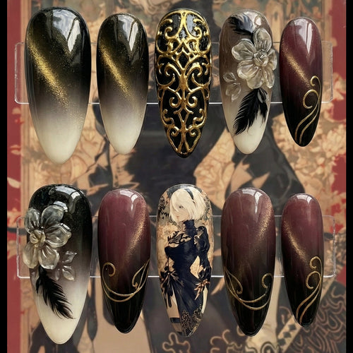 Burgundy Baroque Automaton